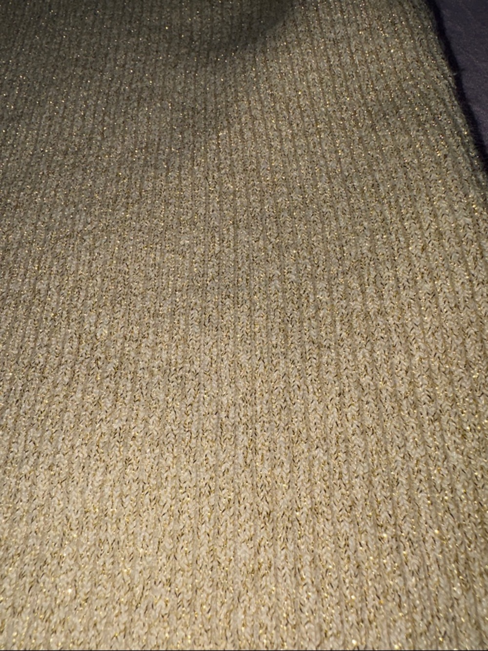 Gold Ribbed Racerback Tank top - Picture 2 of 4